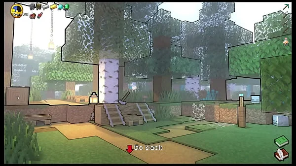 HornyCraft [Minecraft Parody Hentai game PornPlay ] Ep.39 Giant yoga pants thighjob