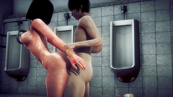 Hentai Uncensored 3D - Amaia Hardsex in toilet - Japanese Asian Manga Anime Game Porn