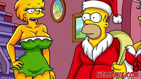 Christmas Present! Giving his wife as a gift to beggars! The Simptoons, Simpsons Hentai