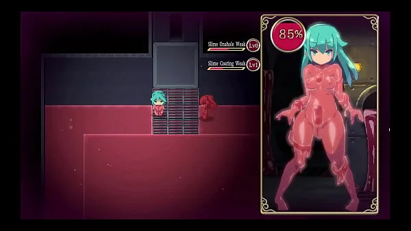 Mage Kanades Futanari Dungeon Quest [ Hentai Game PornPlay ] Ep.3 latex slime suit is pumping her tiny futa cock