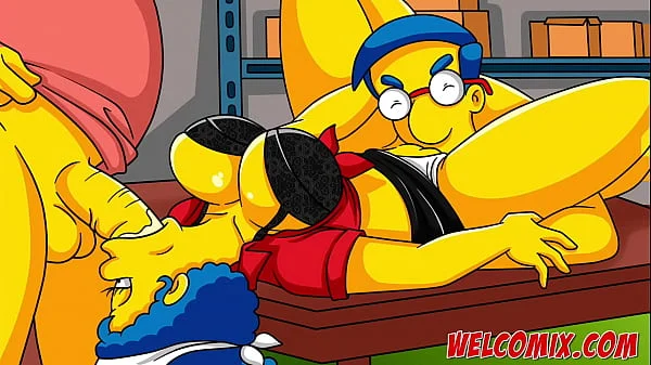 The Simptoons in very hot sex scenes! Simpsons porn hentai!