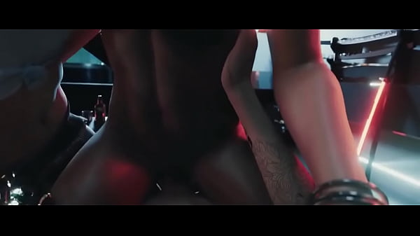 Cyberpunk 2077: Hungry lesbians having sex with a futanari